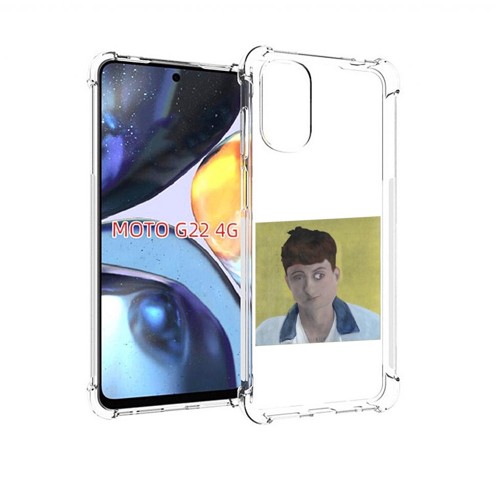 

Чехол MyPads Stay Ugly Boulevard Depo для Motorola Moto G22 4G, Прозрачный, Tocco