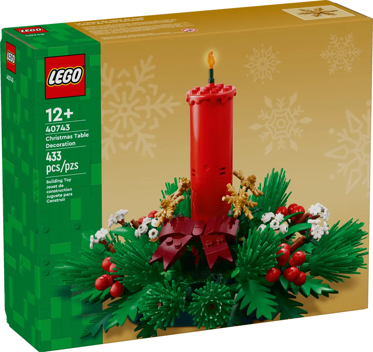 

Конструктор LEGO Seasonal 40743 Рождественское украшение стола