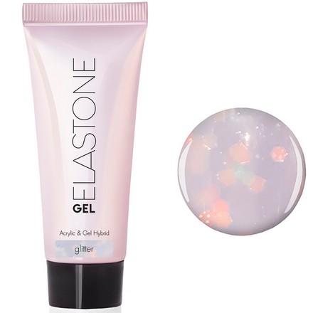 

ruNail, Elastone Gel 3 в 1 №7050, с блестками, 18 мл