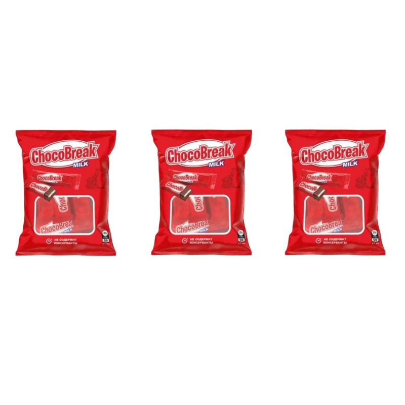 

Печенье Crafers Choco Break, 180 г х 3 упаковки