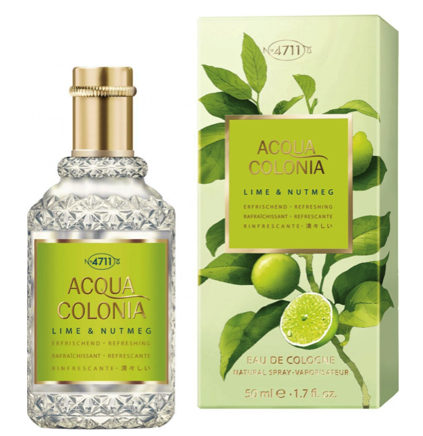 Одеколон 4711 Acqua Colonia Lime and Nutmeg, 50 мл pacific lime одеколон 200мл