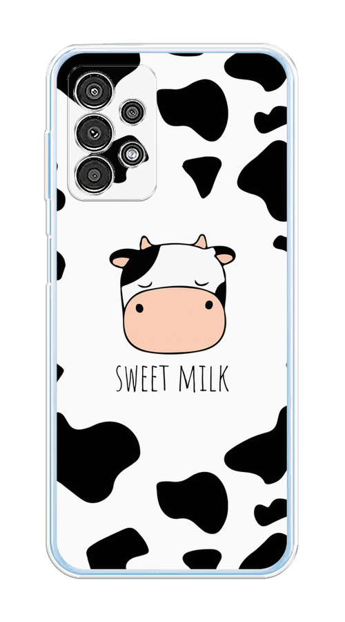 

Чехол на Samsung Galaxy A13 4G "Sweet milk", Розовый;белый;черный, 2104850-1