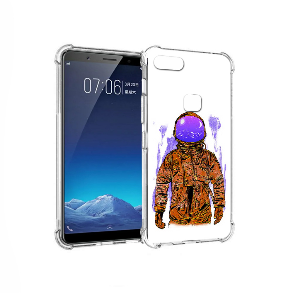 

Чехол MyPads Tocco для Vivo X20 нарисованный мужчина в скафандре (PT108350.433.510), Прозрачный, Tocco