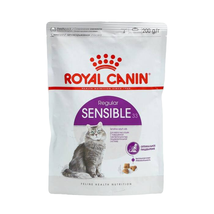 

Сухой корм для кошек Royal Canin Sensible 200 г