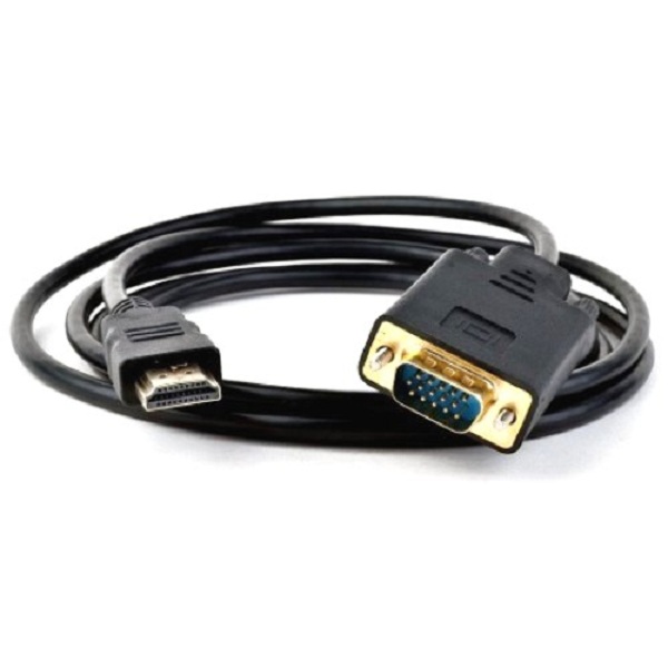 

Кабель KS-IS HDMI - VGA вилка-вилка м (KS-441L), Черный