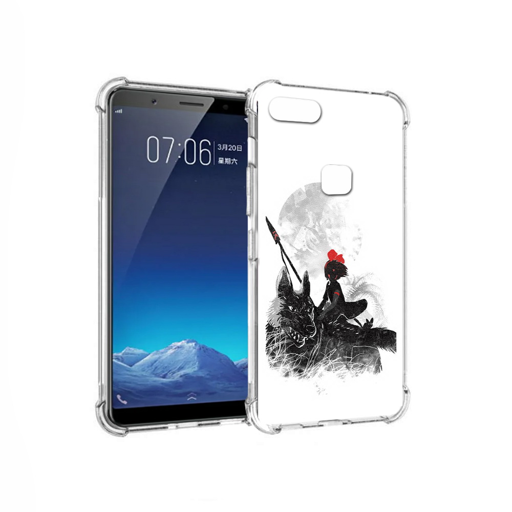 

Чехол MyPads Tocco для Vivo X20 мононоке (PT108350.433.481), Прозрачный, Tocco