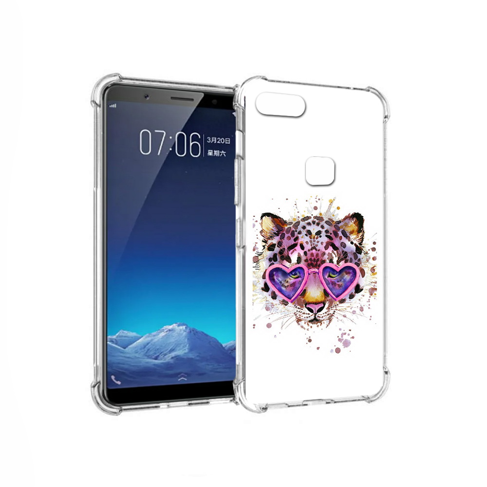 

Чехол MyPads Tocco для Vivo X20 модный леопард (PT108350.433.480), Прозрачный, Tocco