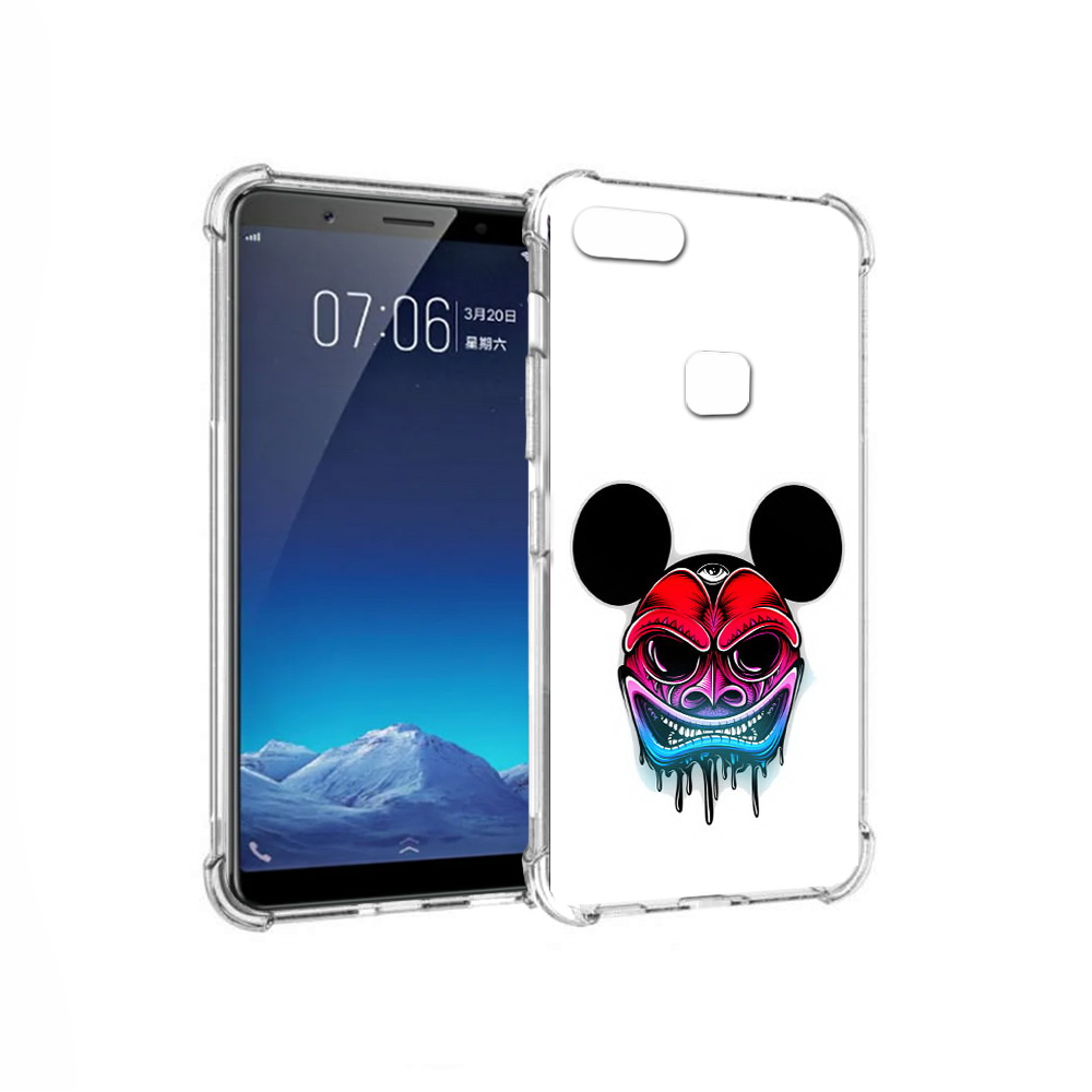 

Чехол MyPads Tocco для Vivo X20 микки в маске (PT108350.433.473), Прозрачный, Tocco