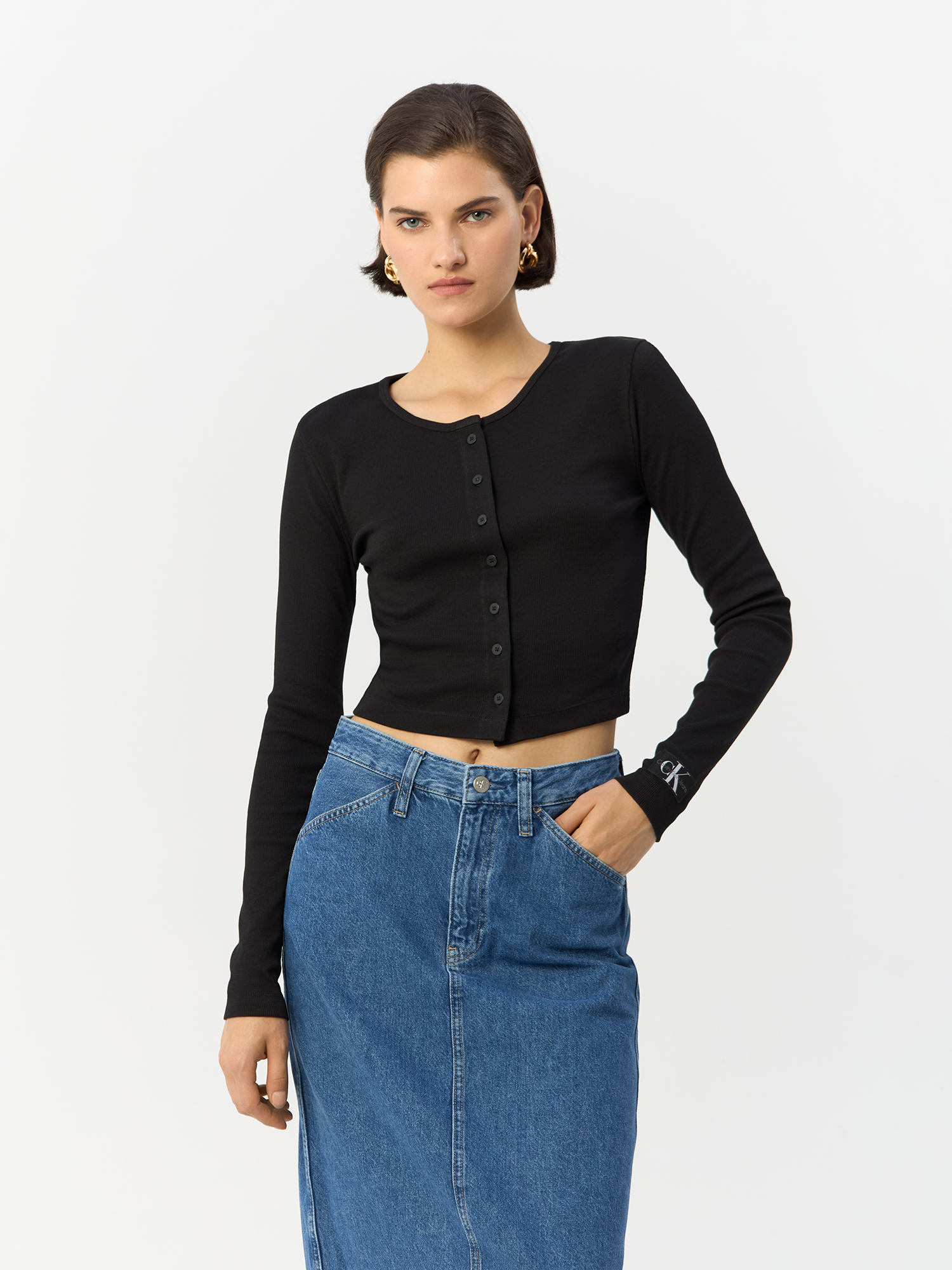 Кардиган женский Calvin Klein Jeans J20J224057 черный XL 5290₽