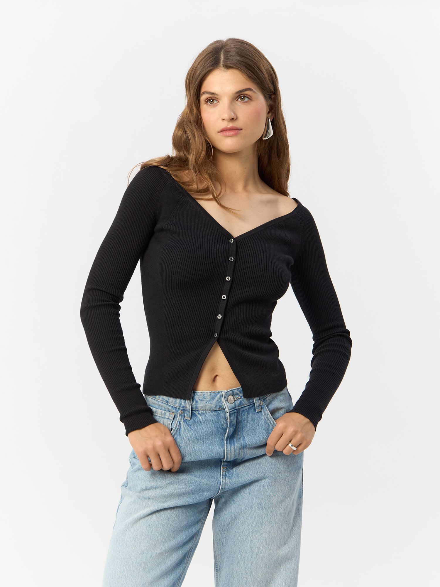 Кардиган женский Calvin Klein Jeans J20J223610 черный XL 13240₽