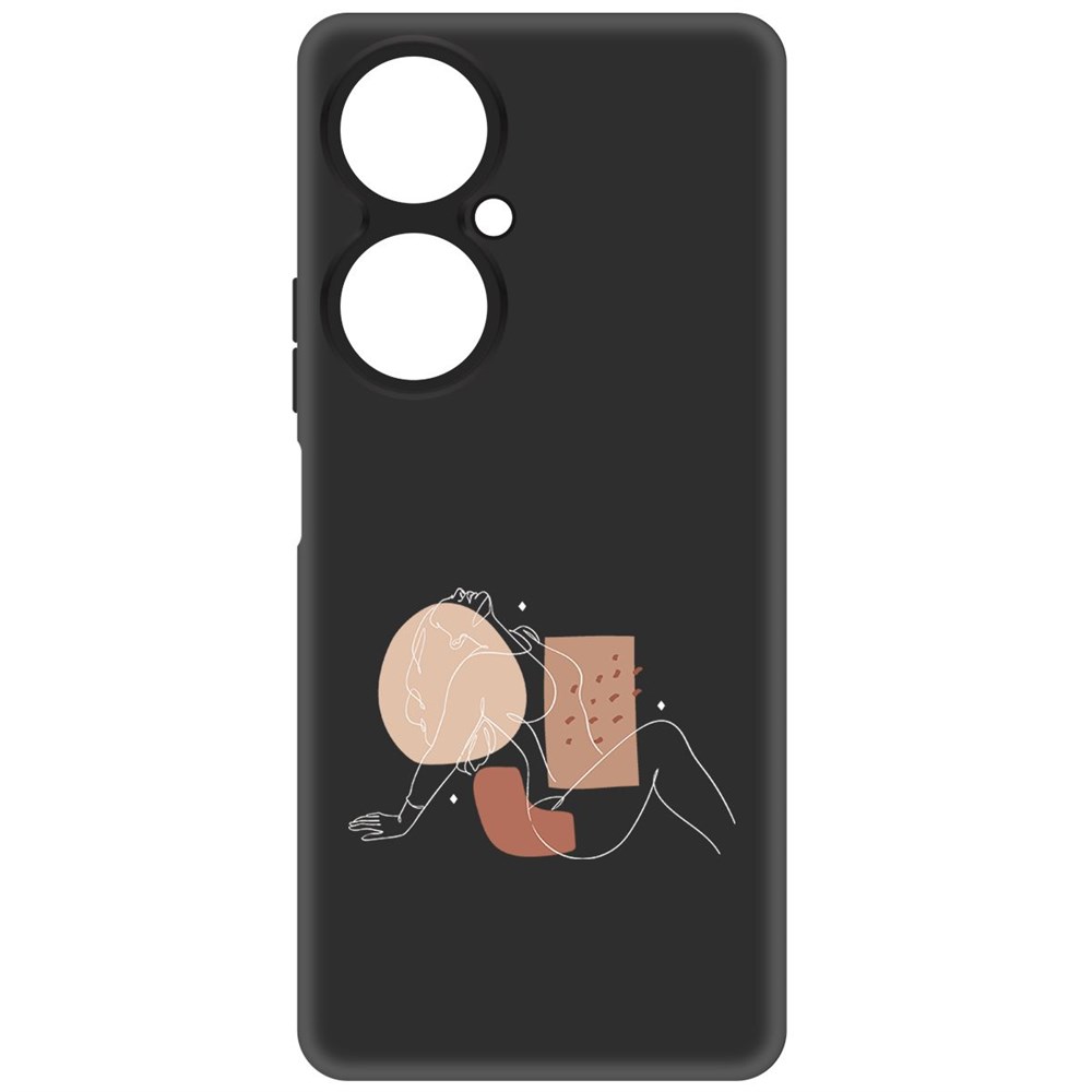 

Чехол-накладка Krutoff Soft Case Чувственность для Huawei Nova 11i, Черный