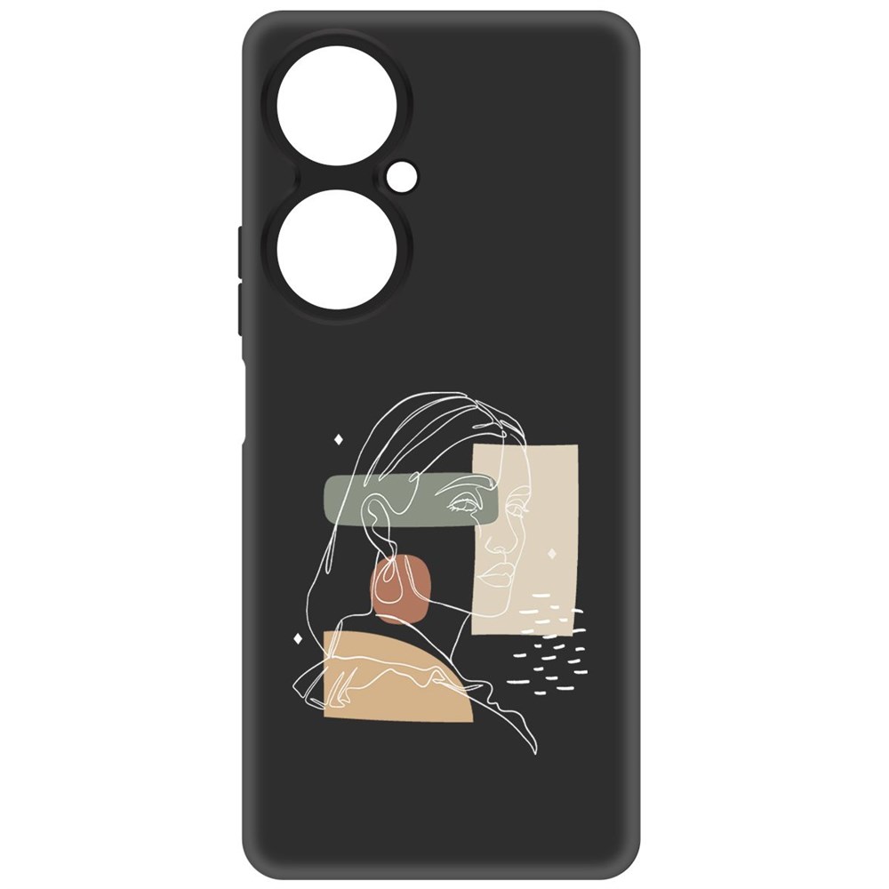 

Чехол-накладка Krutoff Soft Case Уверенность для Huawei Nova 11i, Черный