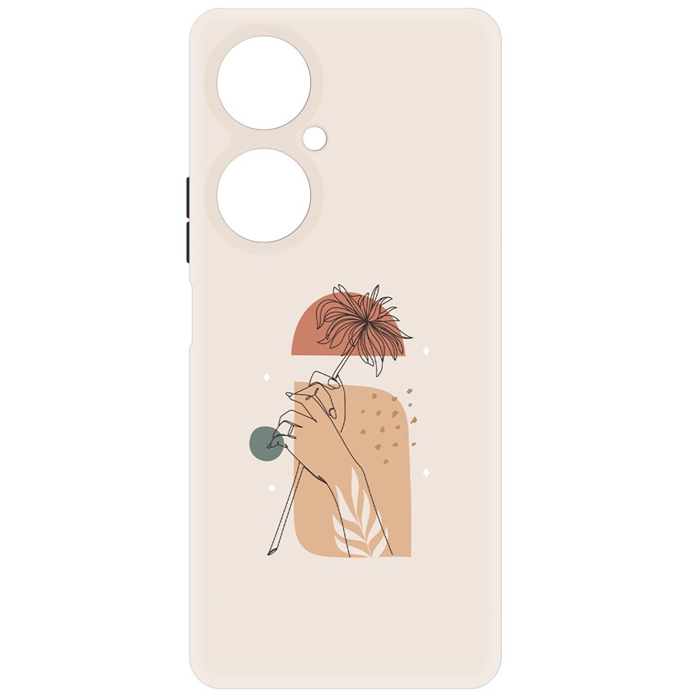 

Чехол-накладка Krutoff Soft Case Романтика для Huawei Nova 11i, Черный