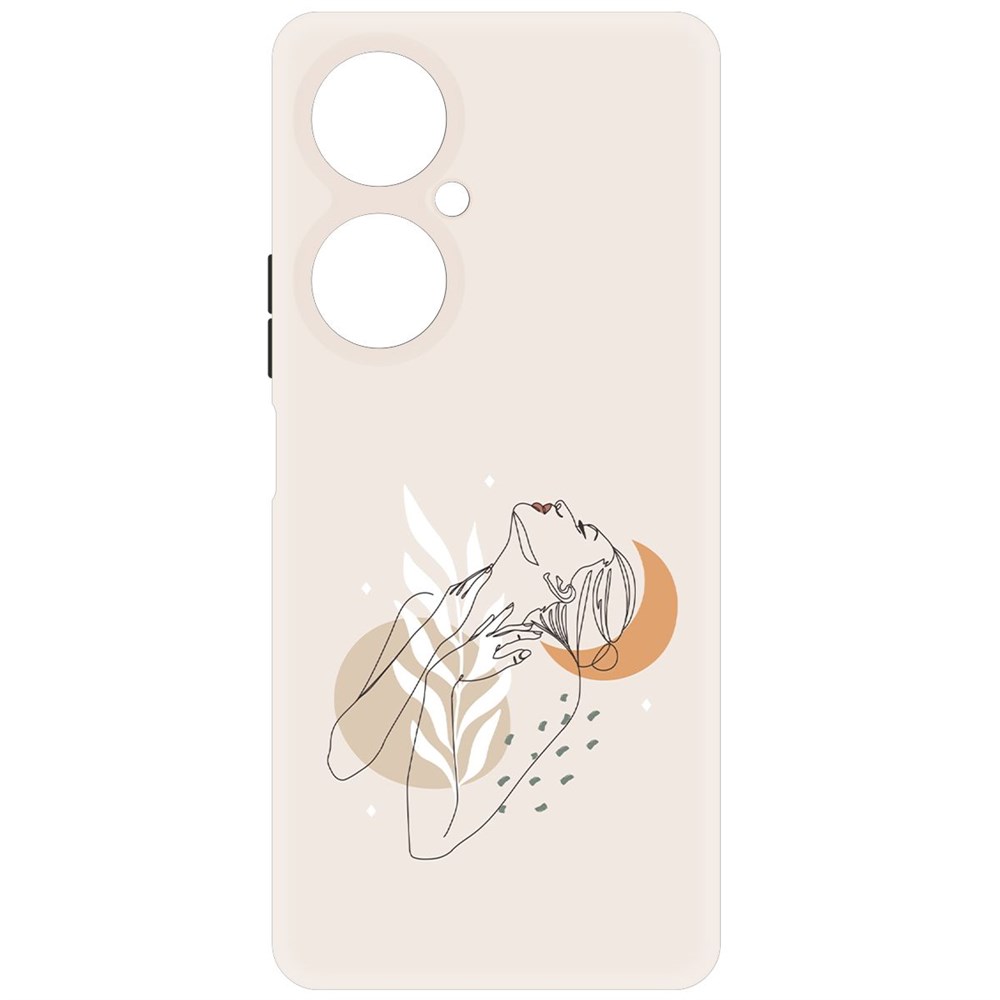 

Чехол-накладка Krutoff Soft Case Женственность для Huawei Nova 11i, Черный