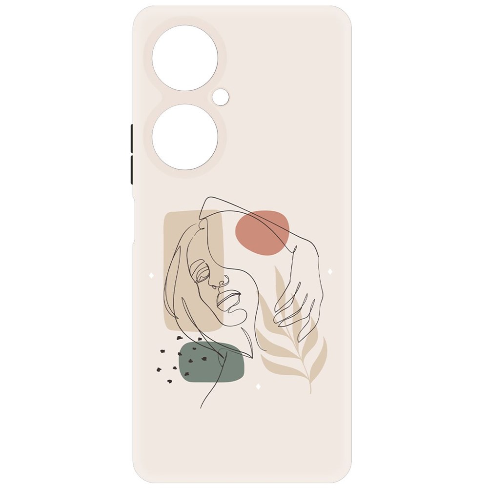 

Чехол-накладка Krutoff Soft Case Грациозность для Huawei Nova 11i, Черный
