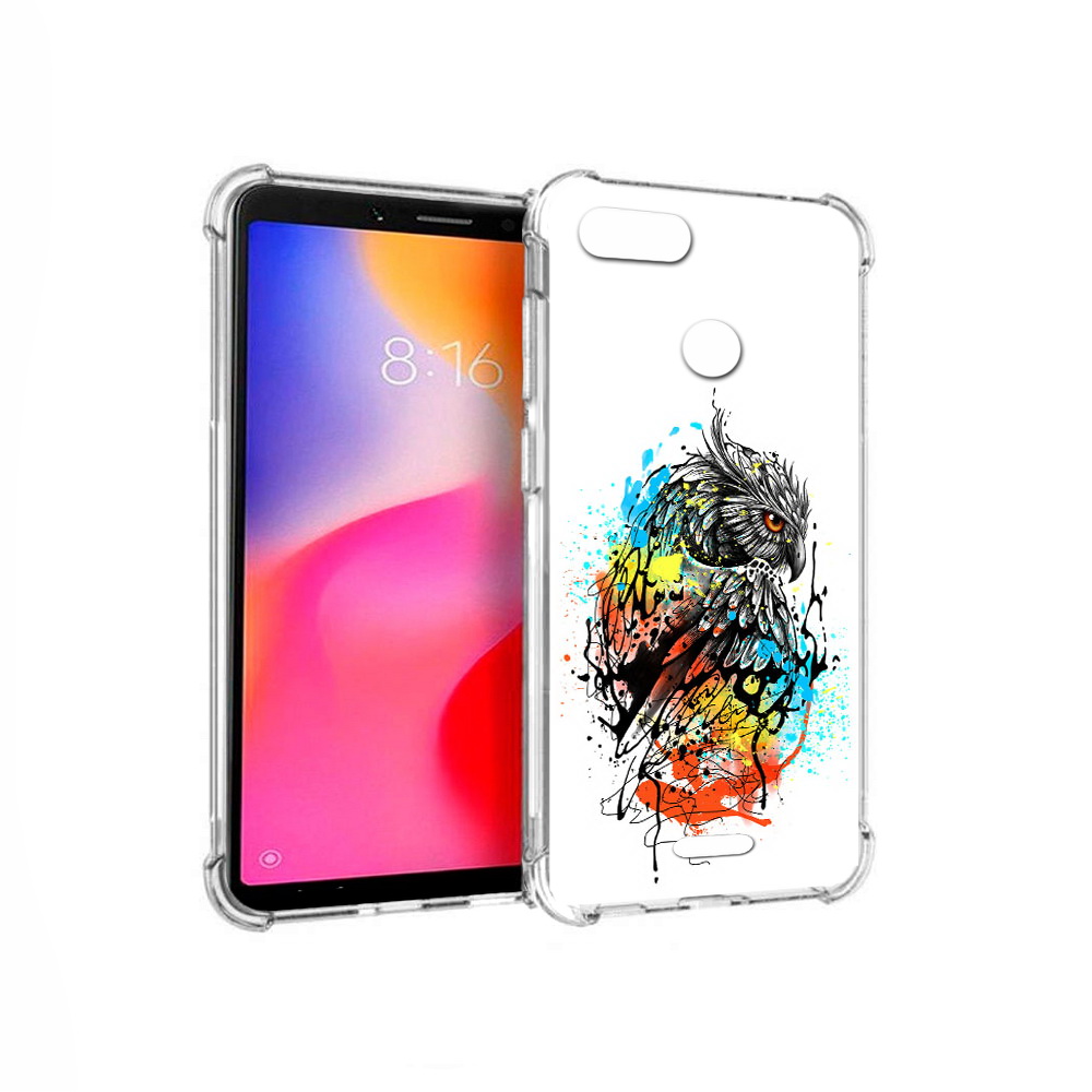 

Чехол MyPads Tocco для Xiaomi Redmi 6 Творческая сова (PT113762.304.170), Прозрачный, Tocco