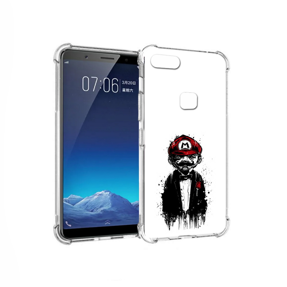 

Чехол MyPads Tocco для Vivo X20 марио (PT108350.433.458), Прозрачный, Tocco
