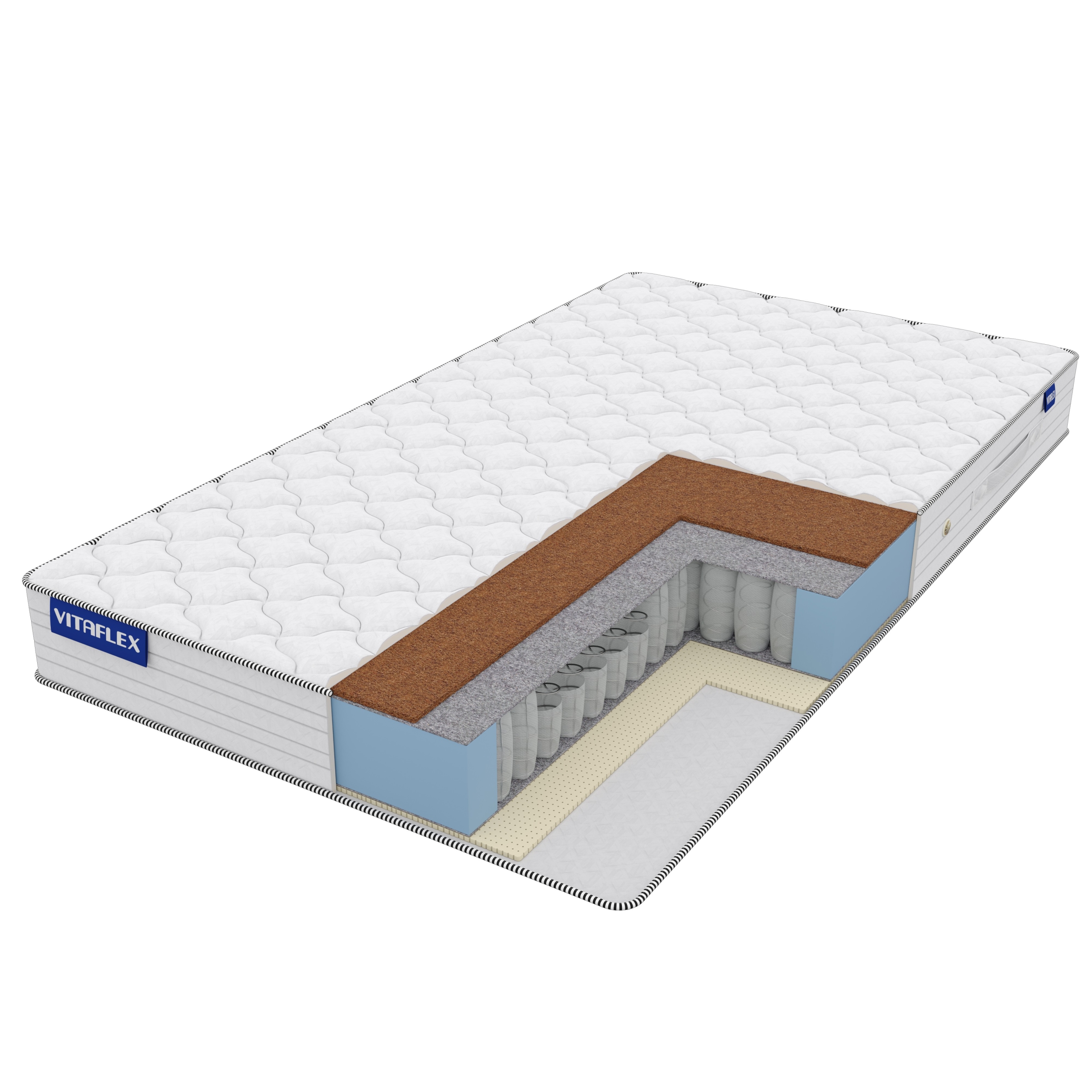 

Матрас Vitaflex Simple Hard-Easy 95х175, Белый, Hard-Easy