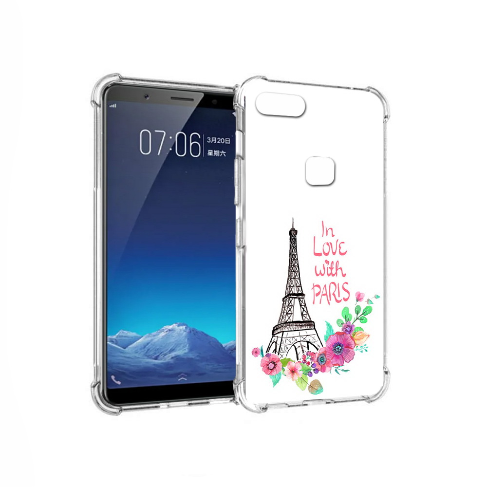 

Чехол MyPads Tocco для Vivo X20 любимый париж (PT108350.433.452), Прозрачный, Tocco
