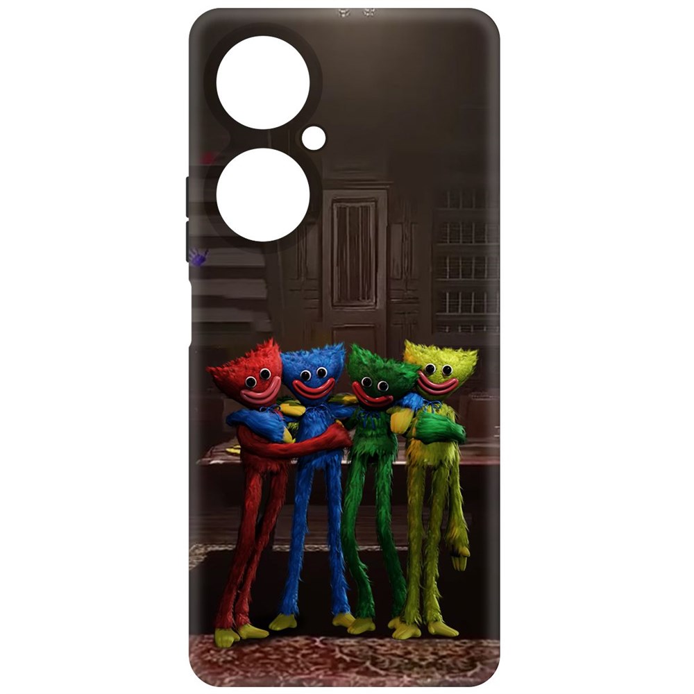 

Чехол-накладка Krutoff Soft Case Хаги Ваги - Мини-Хаги для Huawei Nova 11i, Черный