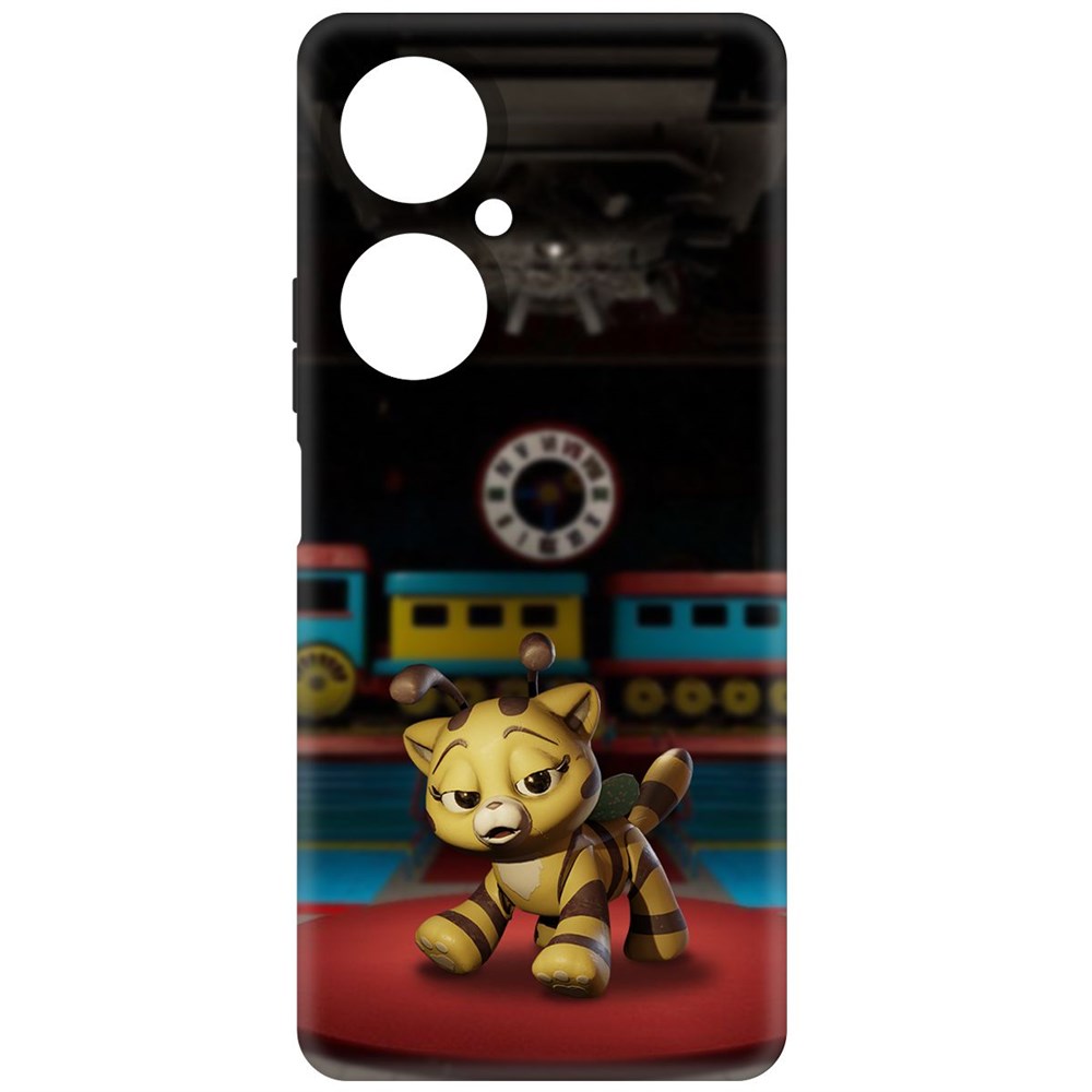 

Чехол-накладка Krutoff Soft Case Хаги Ваги - Кошка-Пчёлка для Huawei Nova 11i, Черный