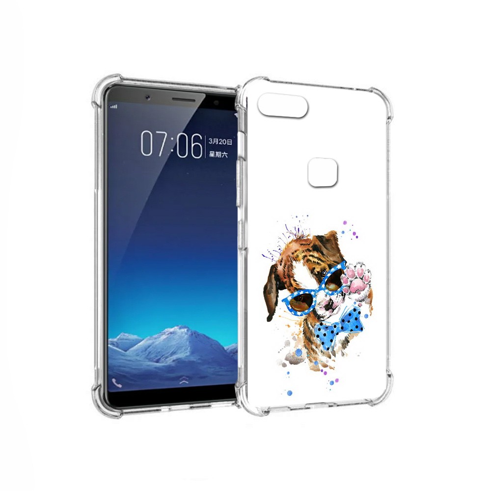 

Чехол MyPads Tocco для Vivo X20 лапочка (PT108350.433.434), Прозрачный, Tocco