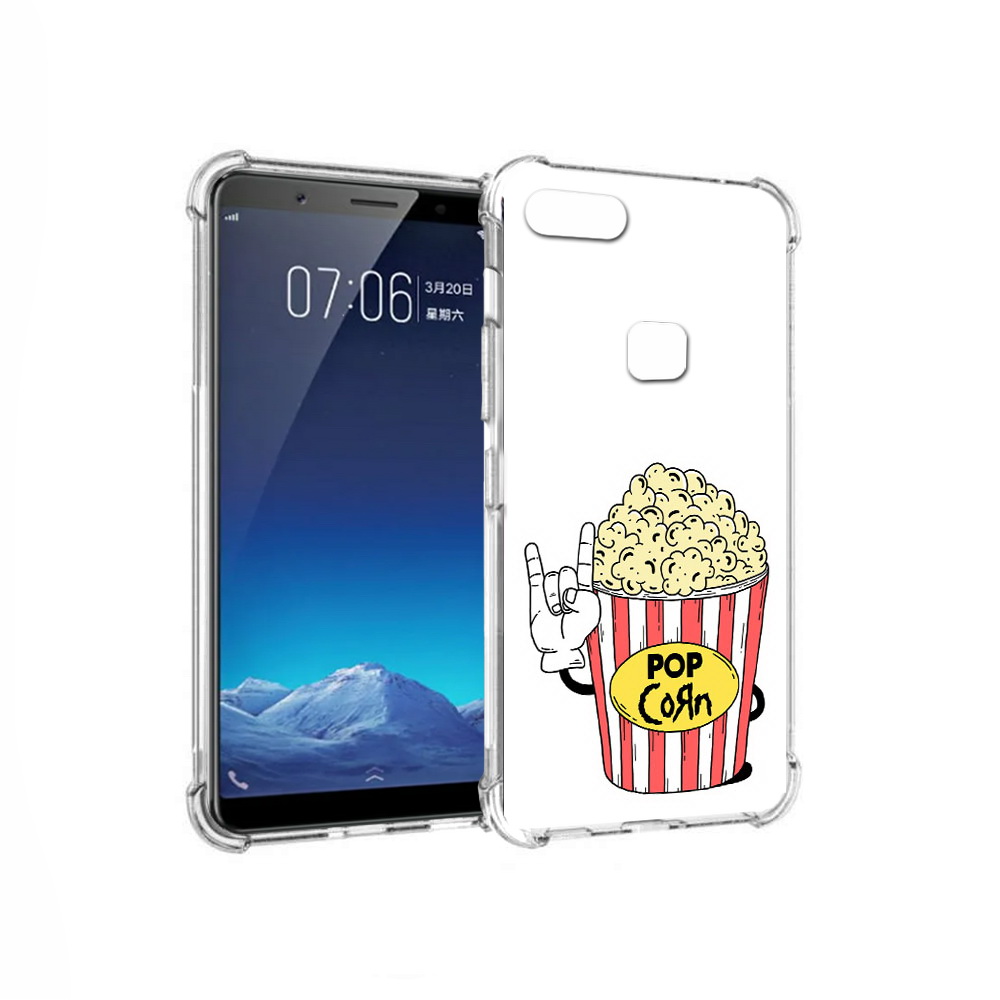 

Чехол MyPads Tocco для Vivo X20 крутой попкорн (PT108350.433.427), Прозрачный, Tocco