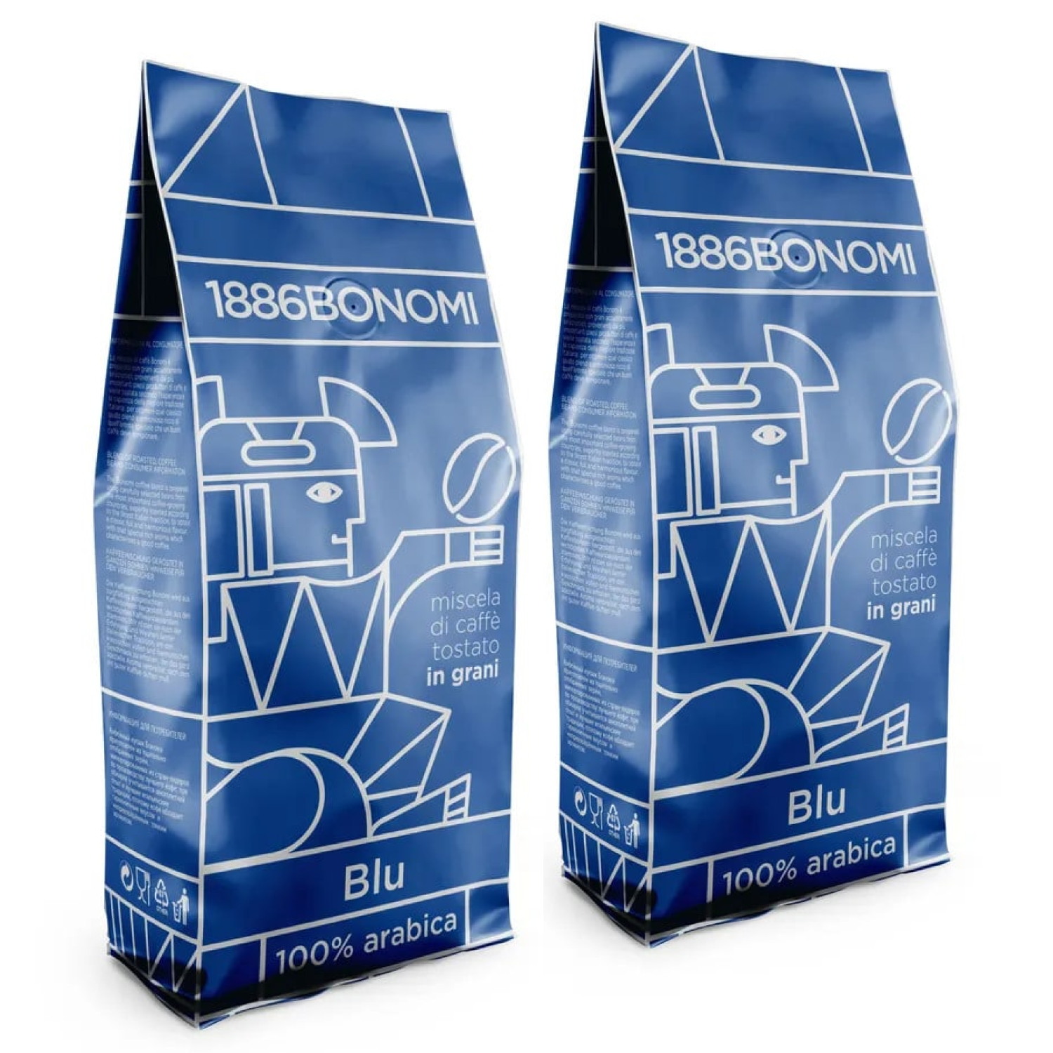 Кофе в зернах Bonomi Blu 2 кг