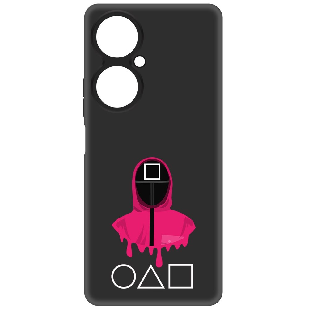 

Чехол-накладка Krutoff Soft Case Игра в кальмара-Начальник для Huawei Nova 11i, Черный