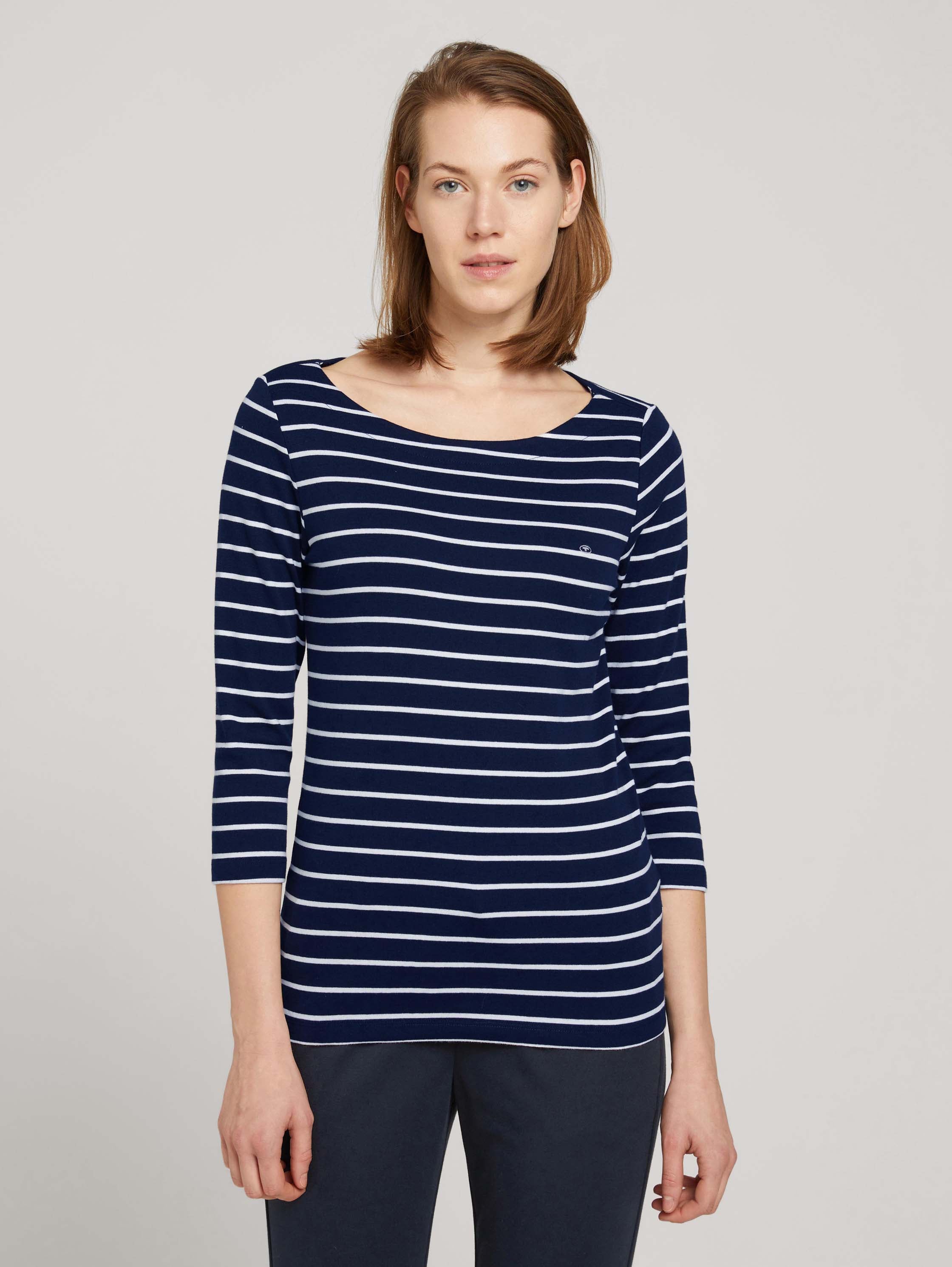 

Лонгслив женский TOM TAILOR 1032035 синий XS, 1032035
