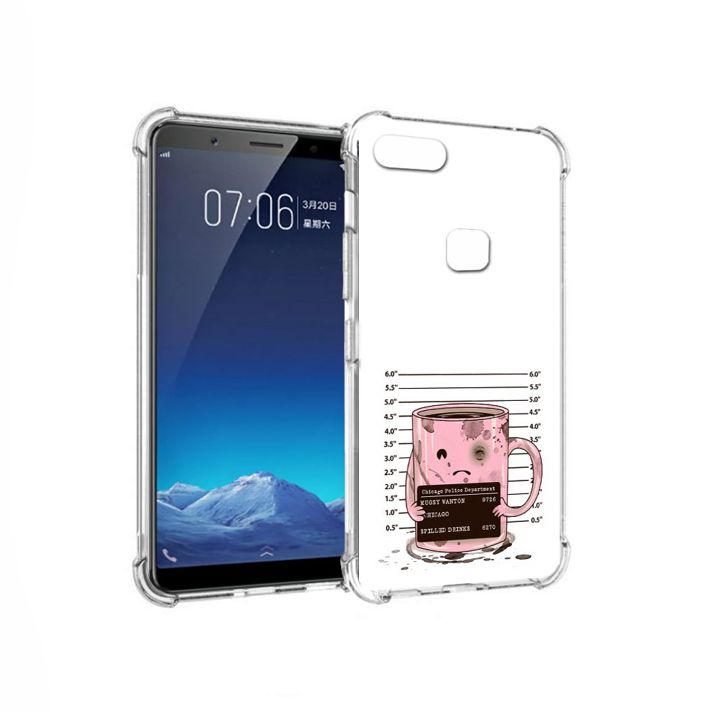 

Чехол MyPads Tocco для Vivo X20 кружка (PT108350.433.420), Прозрачный, Tocco
