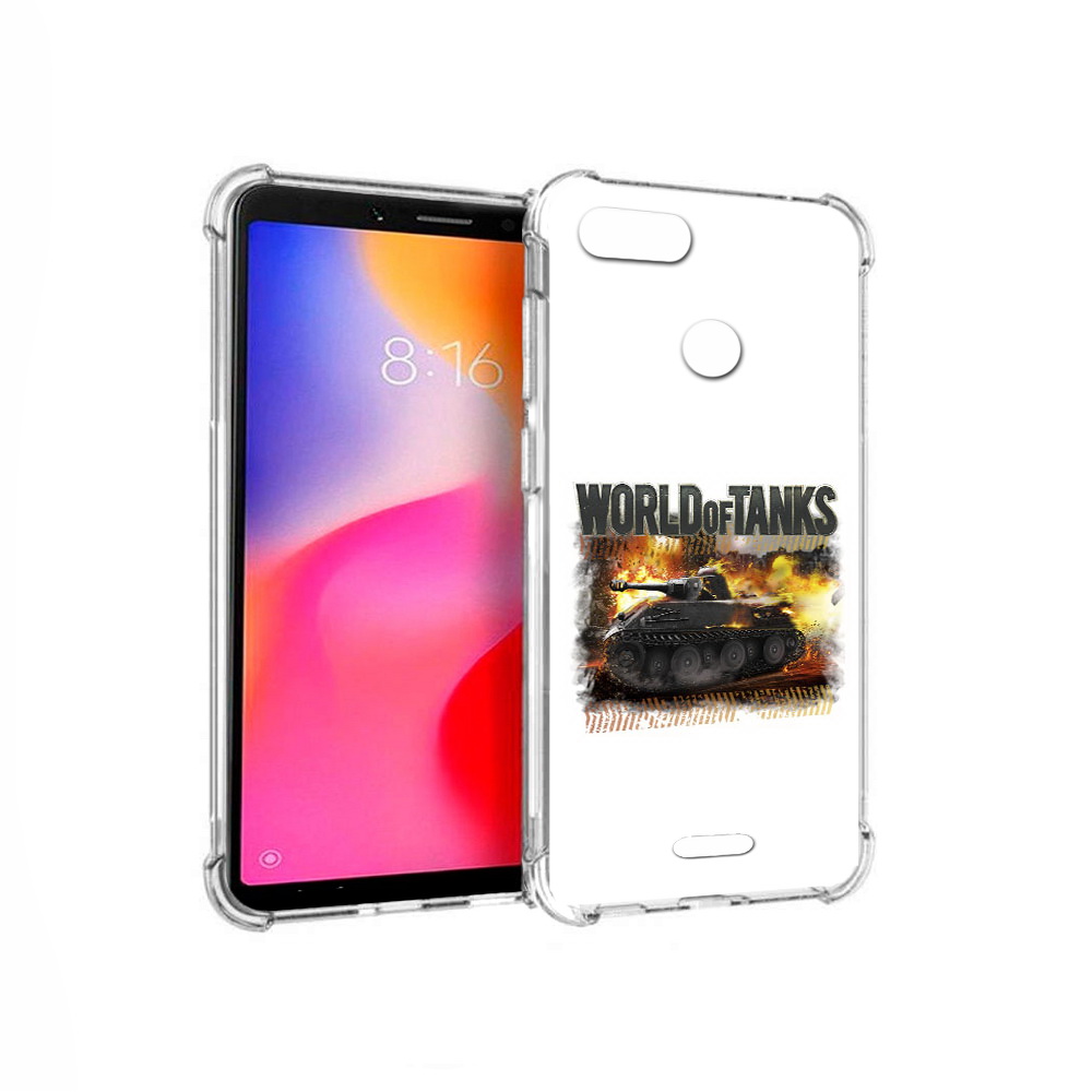 

Чехол MyPads Tocco для Xiaomi Redmi 6 Мир танков-2 (PT113762.304.118), Прозрачный, Tocco