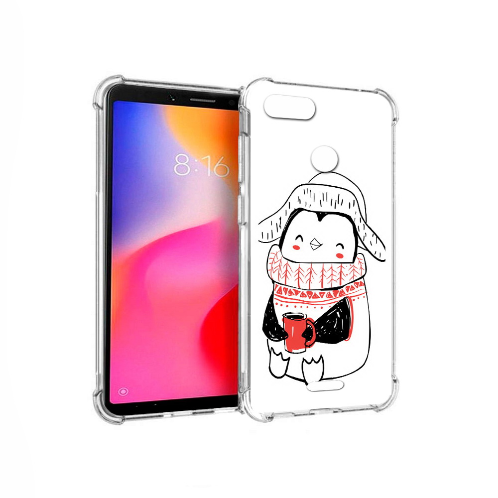 

Чехол MyPads Tocco для Xiaomi Redmi 6 Милый пингвин (PT113762.304.115), Прозрачный, Tocco