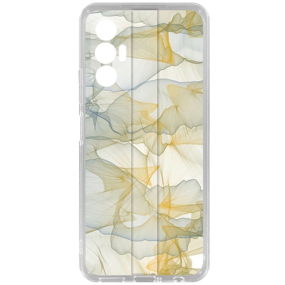 

Чехол-накладка Krutoff Clear Case Абстракт 6 для TECNO Pova 3, Прозрачный