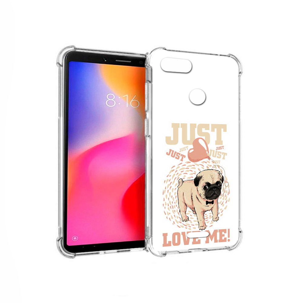 

Чехол MyPads Tocco для Xiaomi Redmi 6 Люби меня (PT113762.304.109), Прозрачный, Tocco