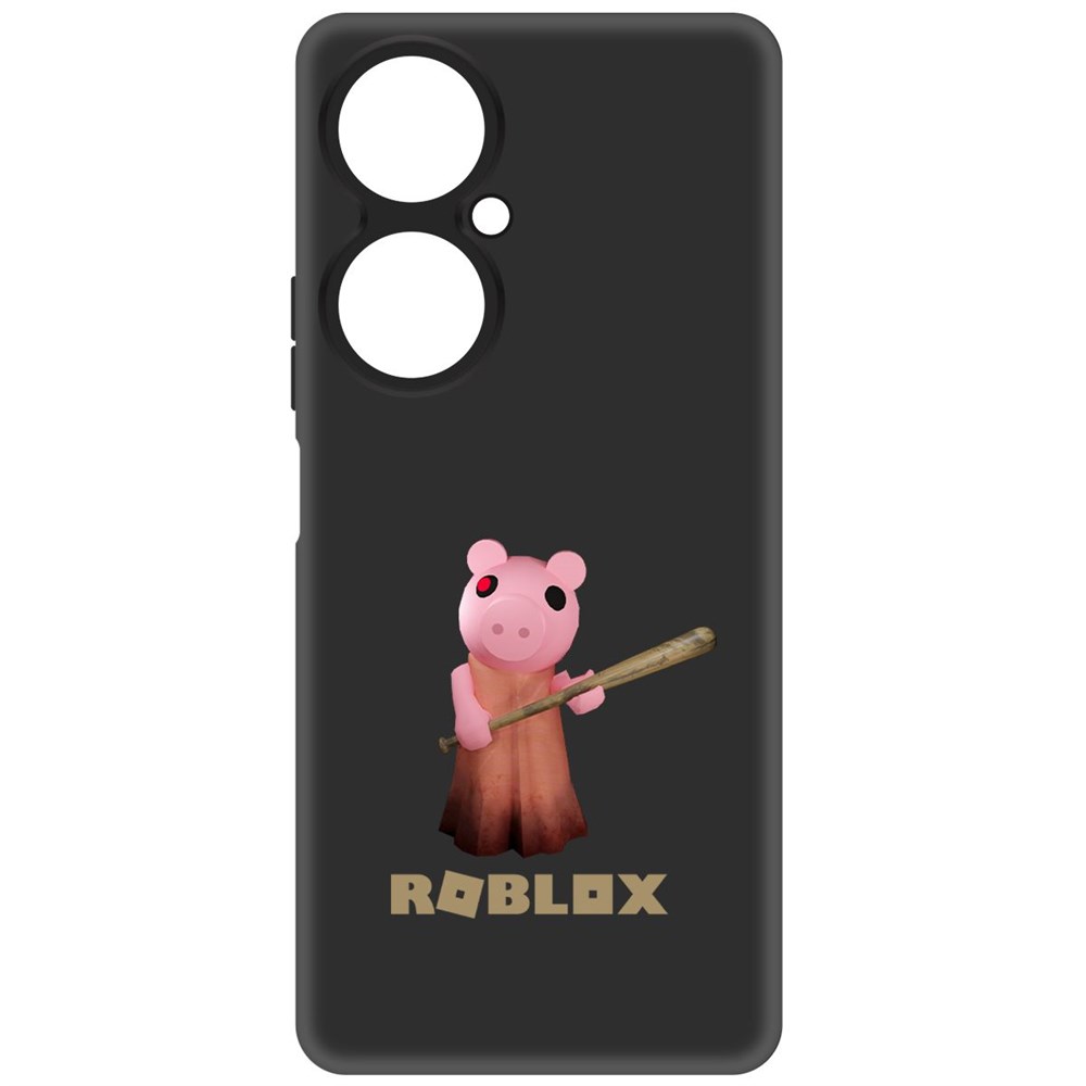 

Чехол-накладка Krutoff Soft Case Roblox-Пигги для Huawei Nova 11i, Черный