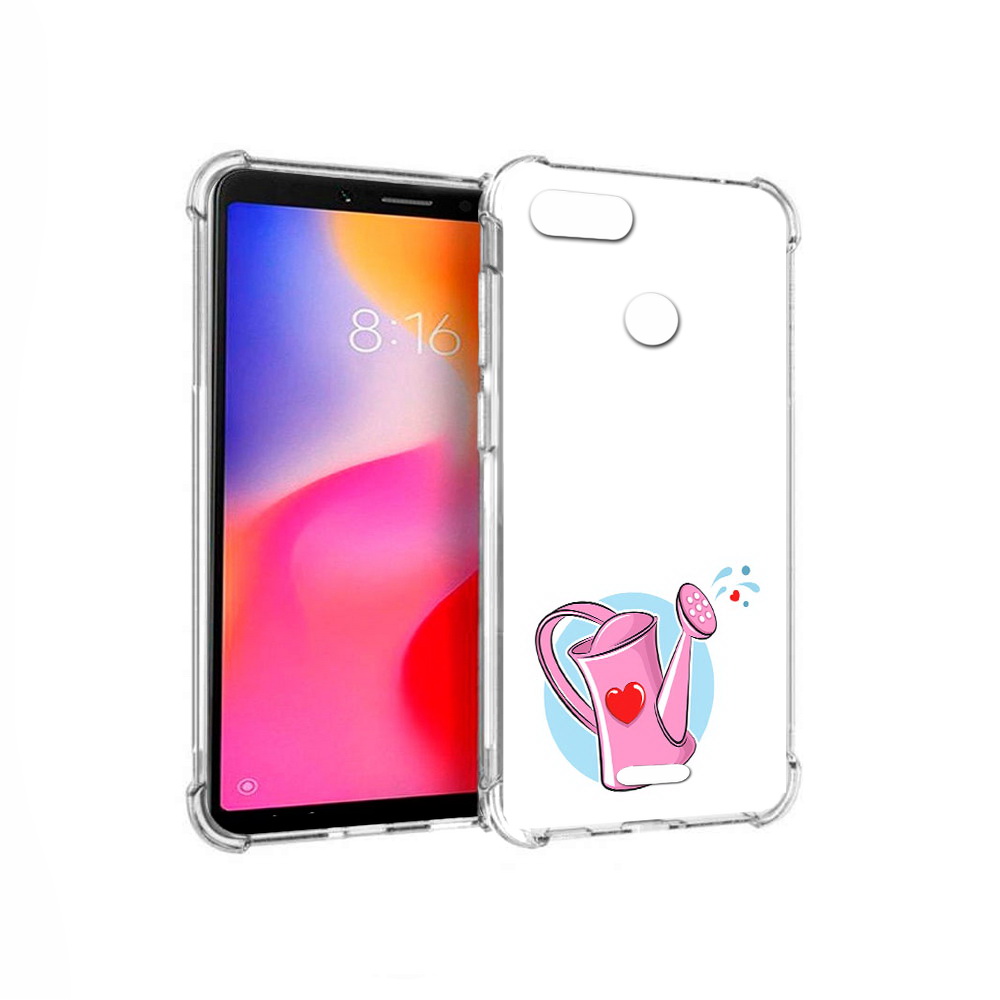 

Чехол MyPads Tocco для Xiaomi Redmi 6 Лейка любви 14 февраля (PT113762.304.103), Прозрачный, Tocco
