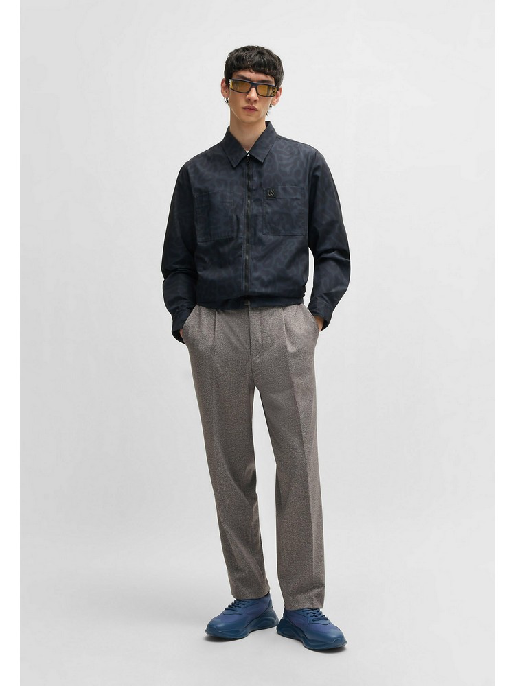 

Кроссовки мужские HUGO BOSS HU712O097 синие 44 EU, Синий, HU712O097