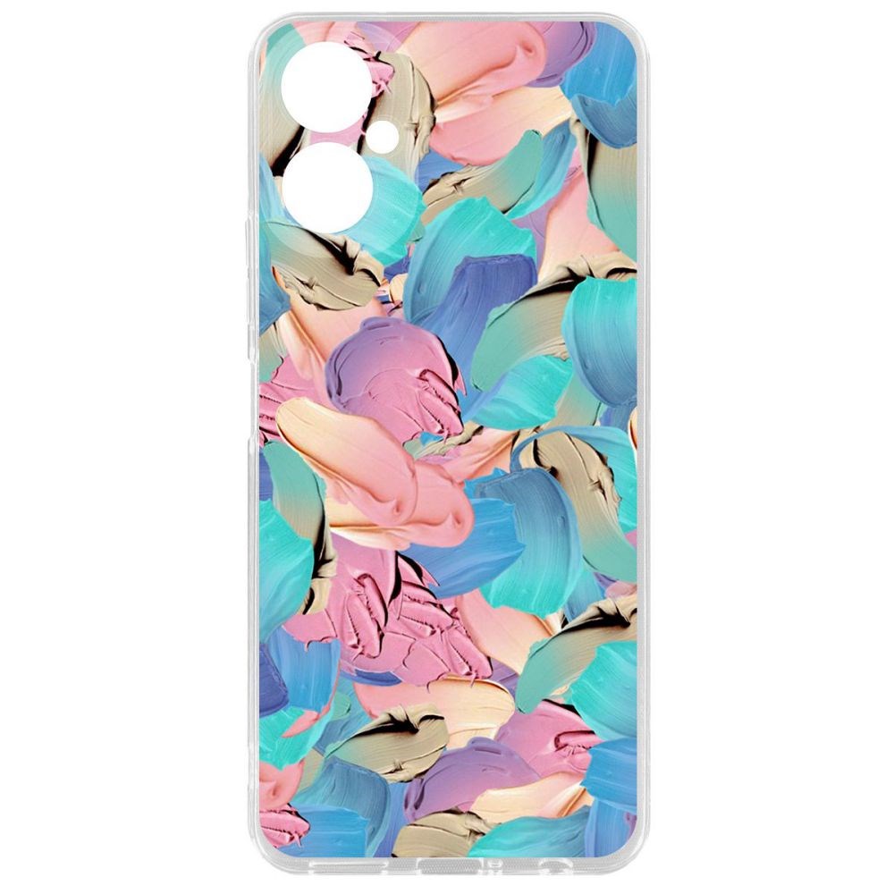 

Чехол-накладка Krutoff Clear Case Абстракт краска для TECNO Camon 19 Neo, Прозрачный