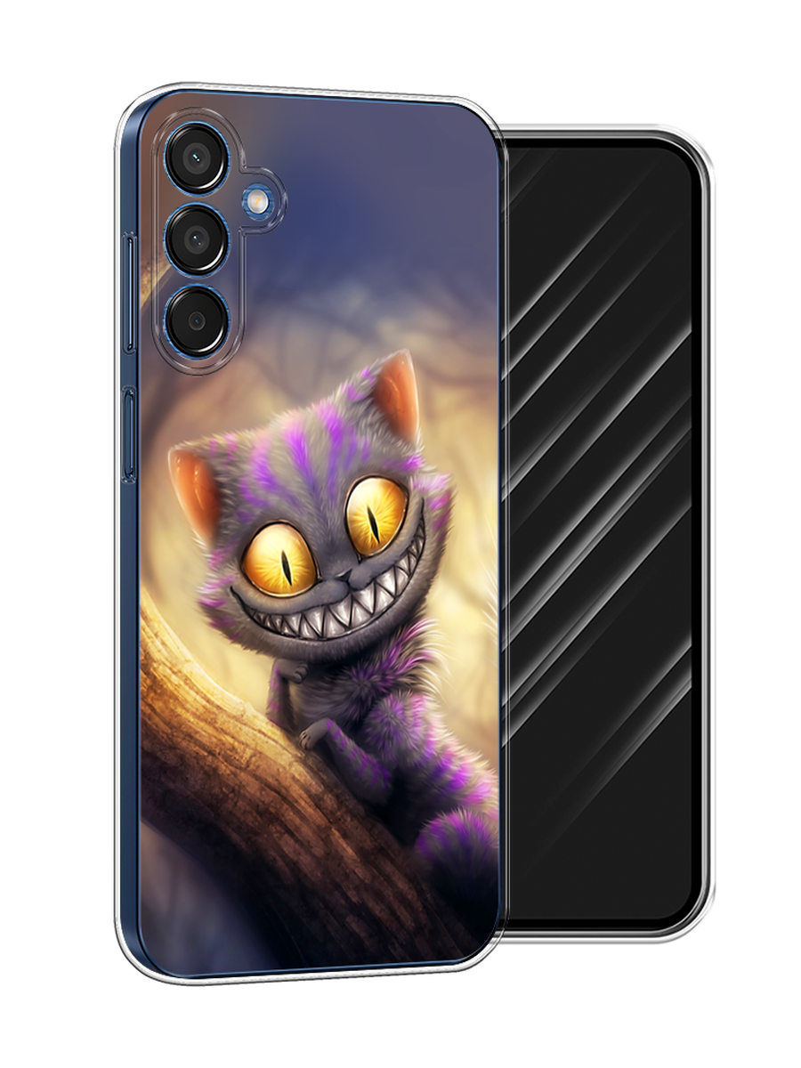 

Чехол Awog на Samsung Galaxy M15 5G "Cheshire Cat", Фиолетовый;желтый, 2109550-1