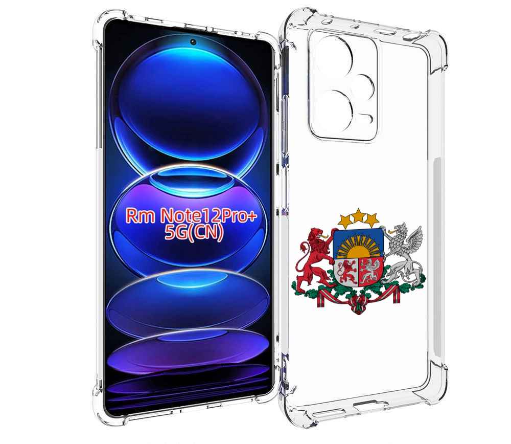 

Чехол MyPads герб-латвии для Xiaomi Redmi Note 12 Pro + Plus, Прозрачный, Tocco
