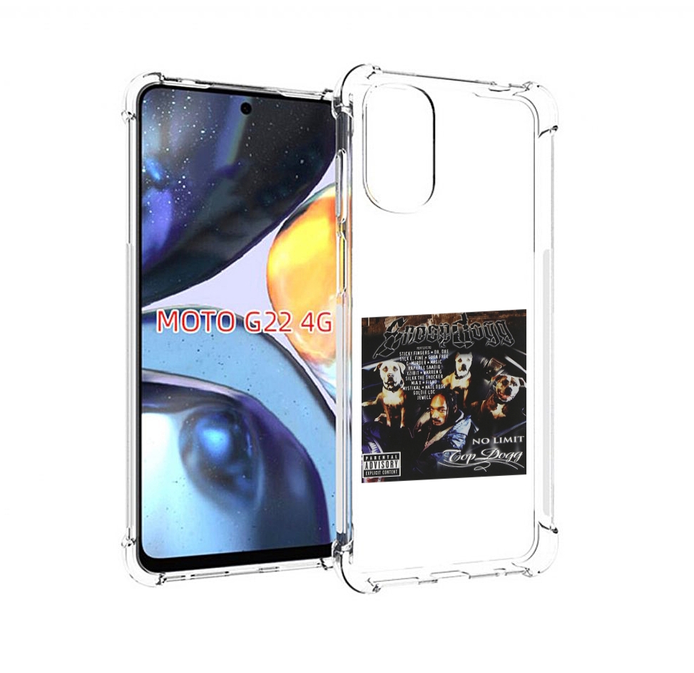 

Чехол Mypads Snoop Dogg No Limit Top Dogg Для Motorola Moto G22 4G, Прозрачный, Tocco