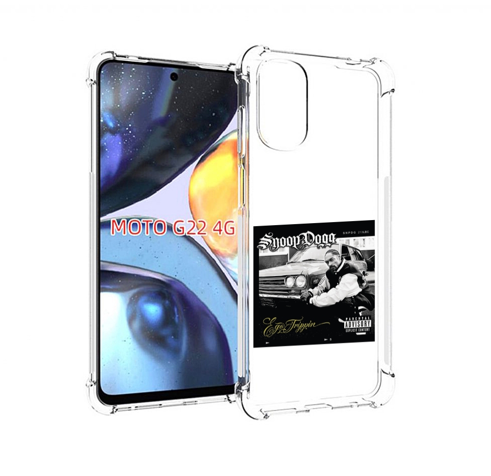 

Чехол Mypads Snoop Dogg Ego Trippin’ Для Motorola Moto G22 4G, Прозрачный, Tocco