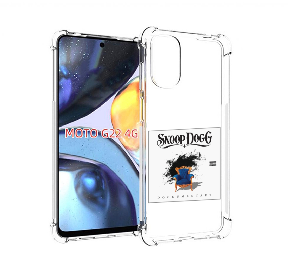 

Чехол Mypads Snoop Dogg Doggumentary Для Motorola Moto G22 4G, Прозрачный, Tocco