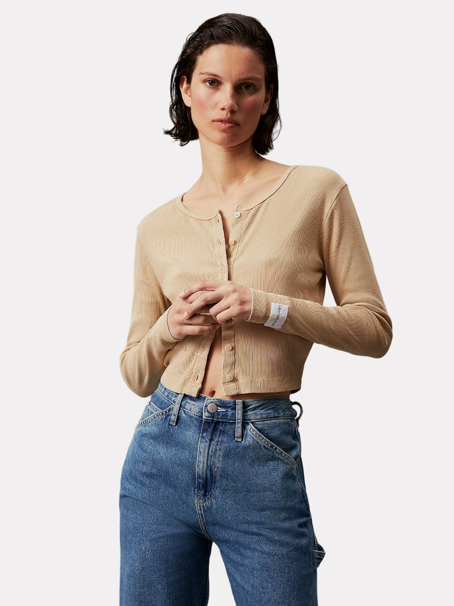 Кардиган женский Calvin Klein Jeans J20J224058 хаки XL