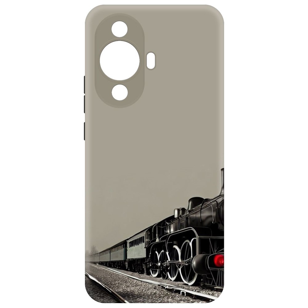 

Чехол-накладка Krutoff Soft Case Паровоз для Huawei Nova 11, Черный