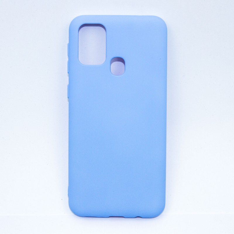 

Чехол Silicone для Samsung Galaxy F41 (Голубой), Galaxy F41