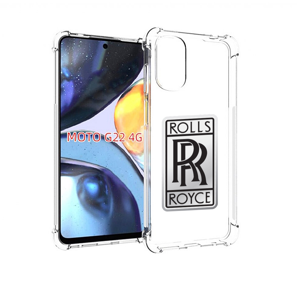

Чехол MyPads Rolls-Royce мужской для Motorola Moto G22 4G, Прозрачный, Tocco