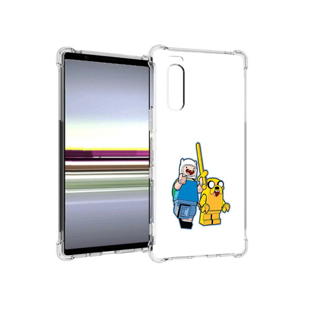 

Чехол MyPads Tocco для Sony Xperia 5 время приключений лего (PT139963.234.274), Прозрачный, Tocco