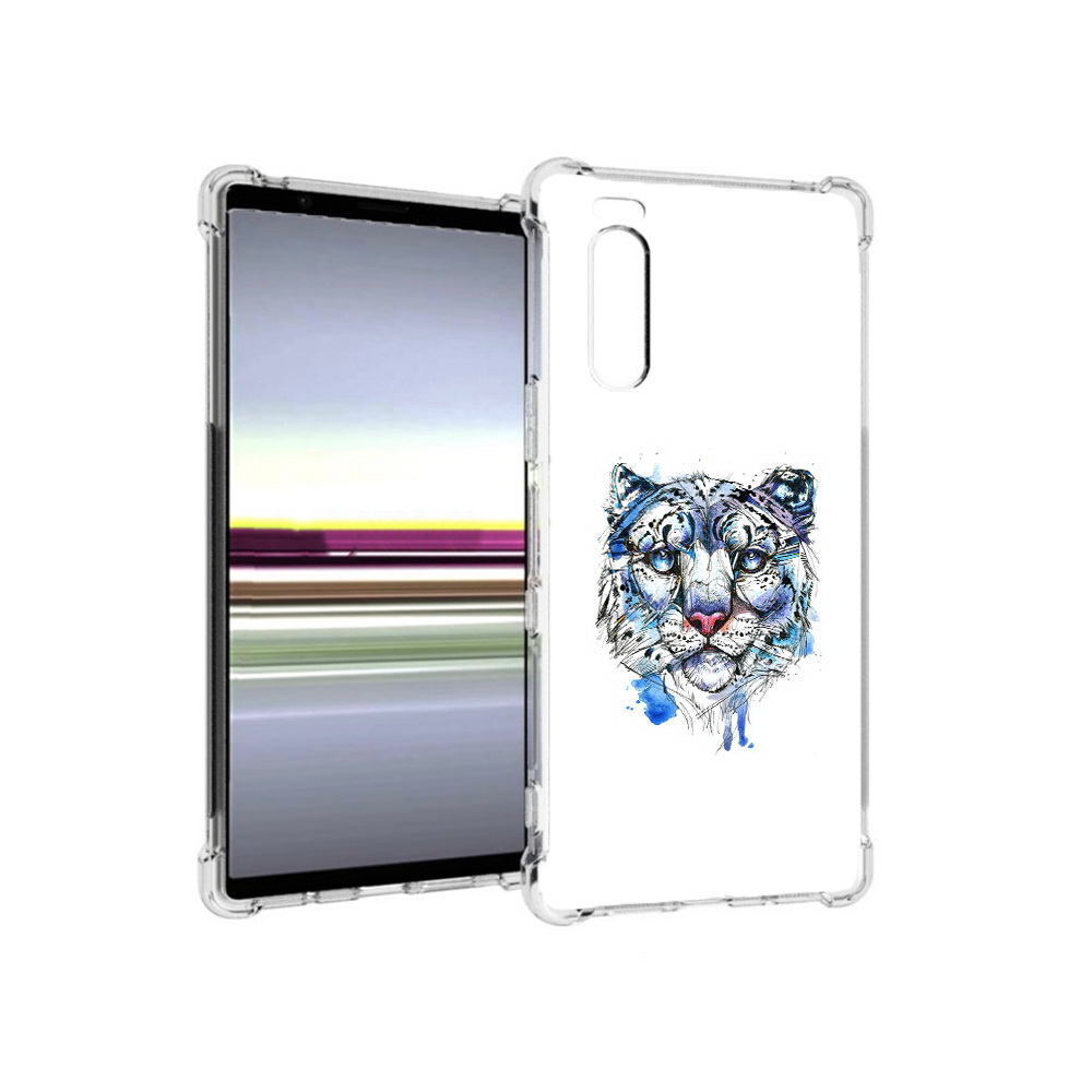 

Чехол MyPads Tocco для Sony Xperia 5 водяной тигр (PT139963.234.263), Прозрачный, Tocco